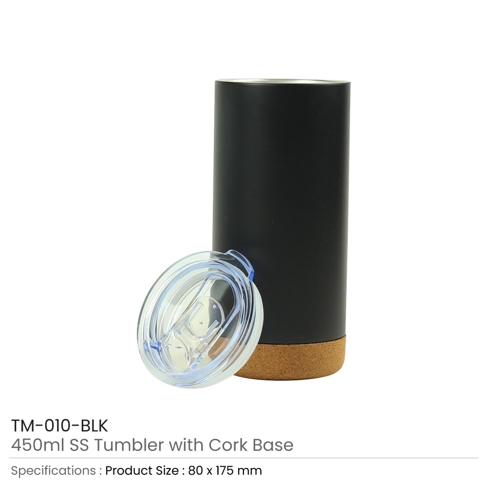 Travel Tumbler with Cork Base (450 ml)