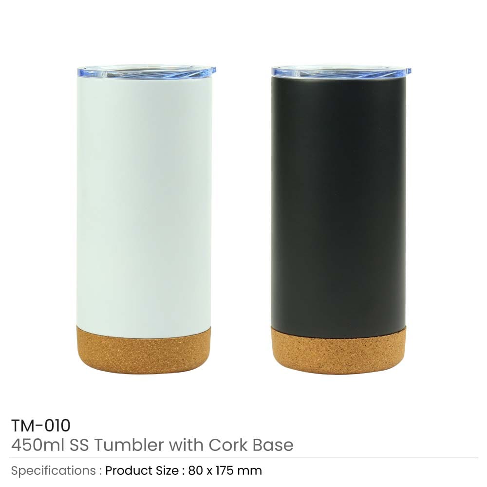 Travel Tumbler with Cork Base (450 ml)