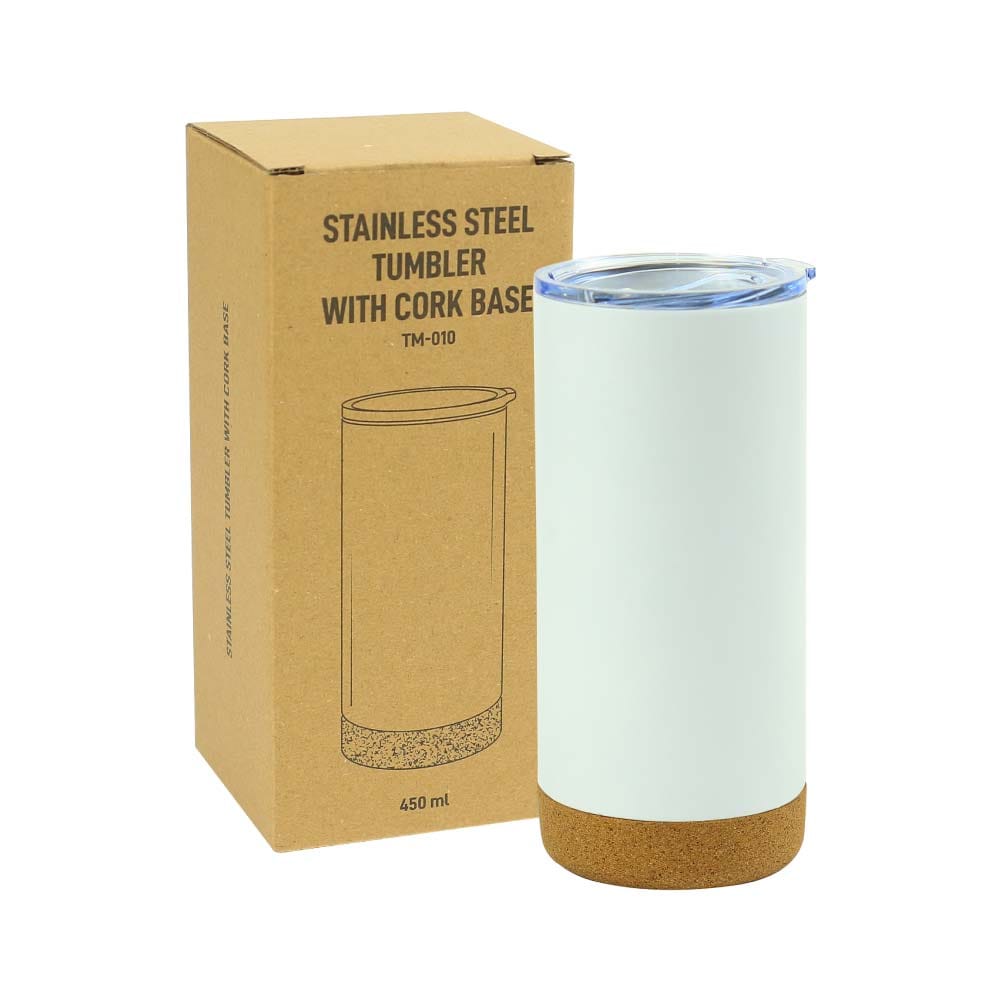 Travel Tumbler with Cork Base (450 ml)